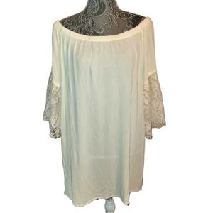 Chelsea 28 off shoulder mini dress.